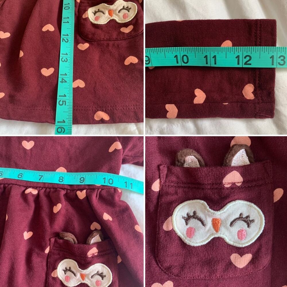 BabyDoll Dresses Owl Corduroy Overalls 18 Month Owl Bundle Set - Picture 11 of 16
